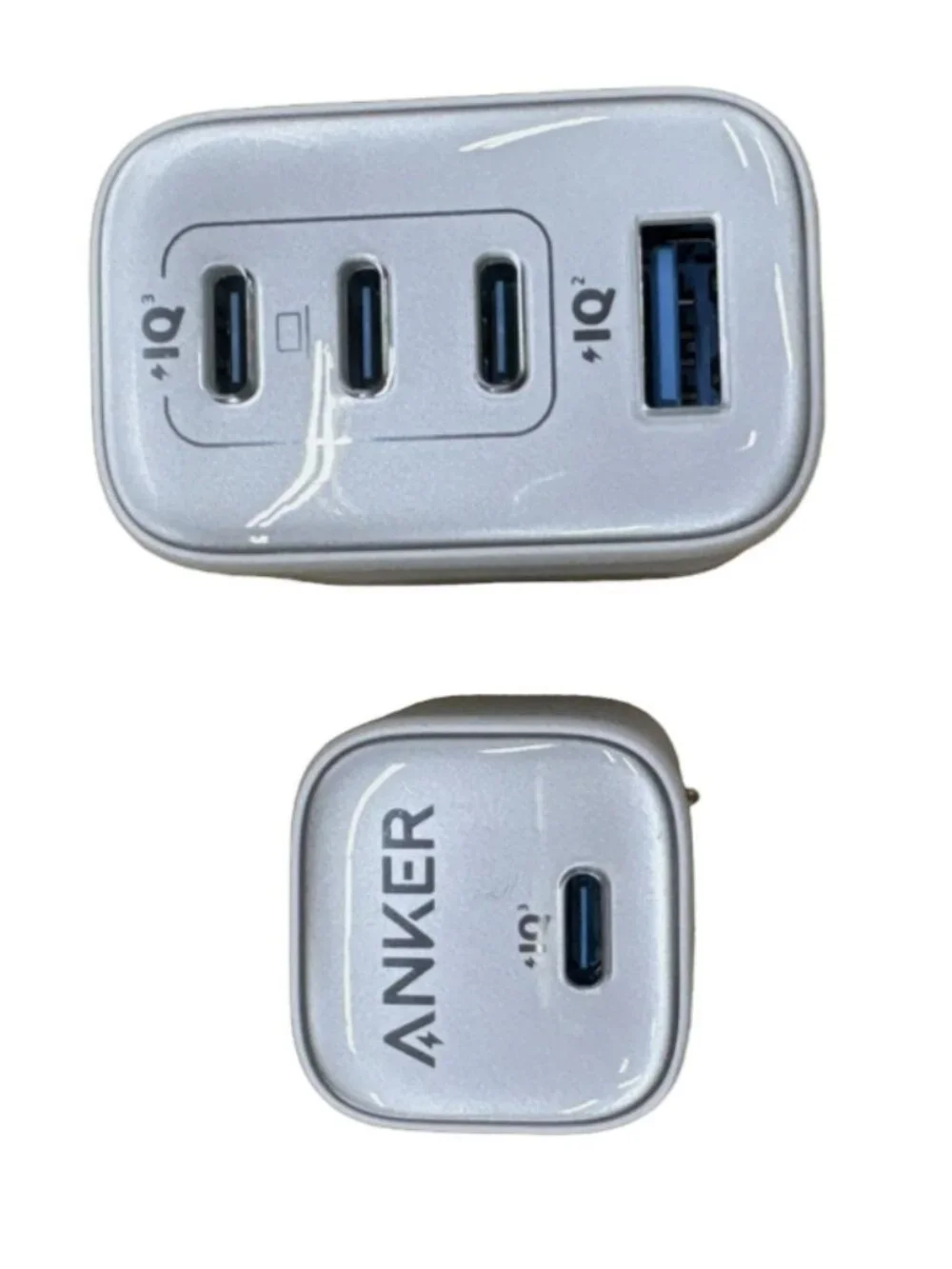Anker 70W 30W USB-C Fast Wall Charger 2-Pack Bundle White A121C A2698
